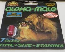 Billede af det ulovlige produkt: Alpha-Male