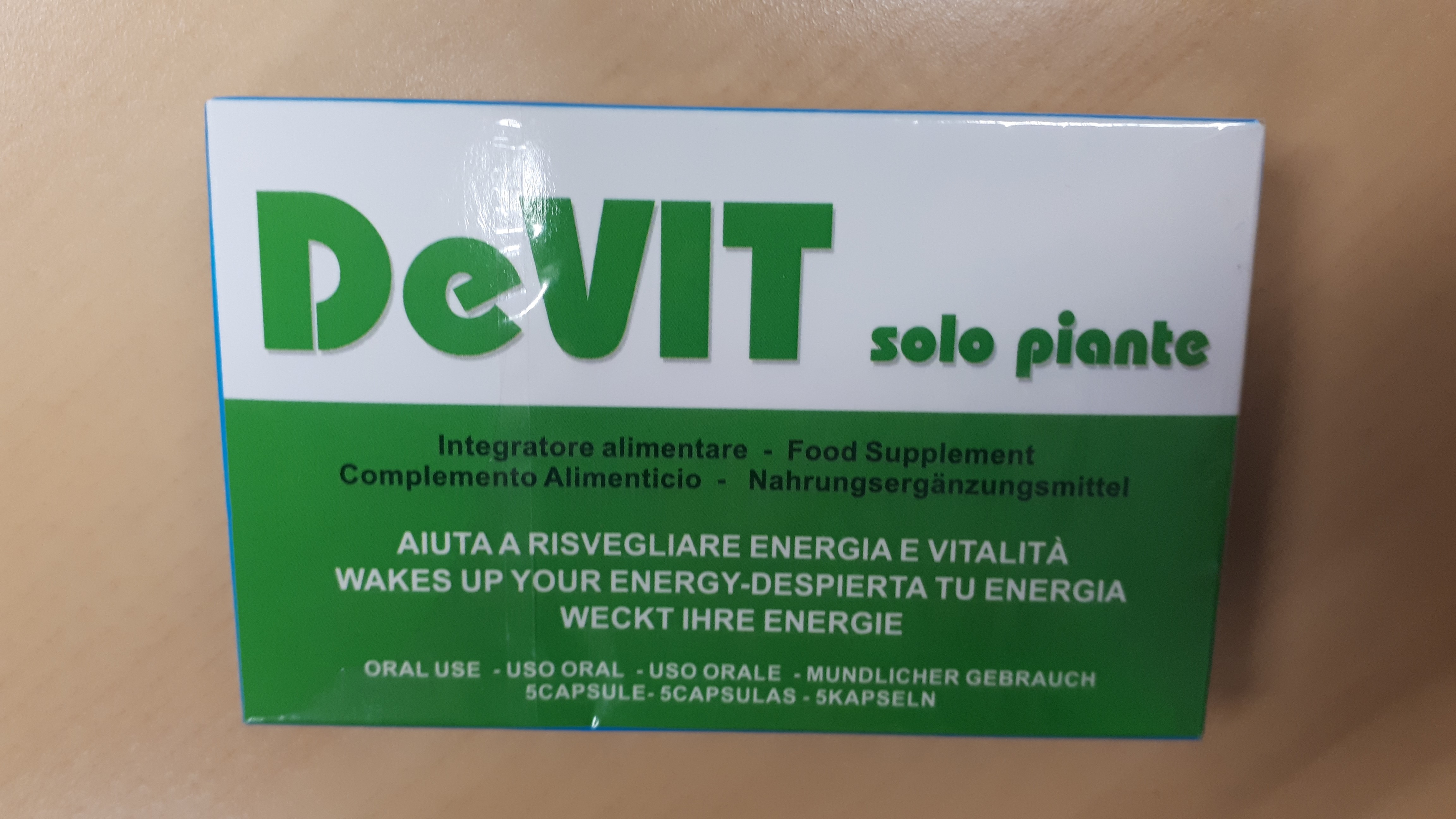 Billede af det ulovlige produkt: Devit Solo Piante