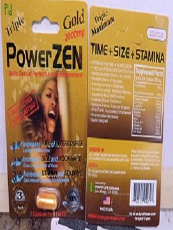 Billede af det ulovlige produkt: Triple Miracle Zen Gold