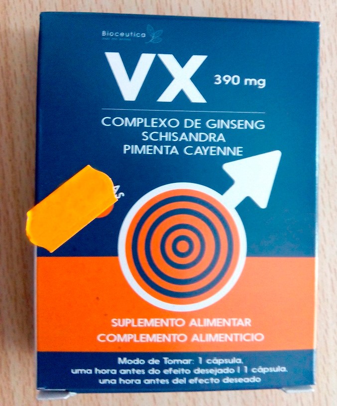 Billede af det ulovlige produkt: VX Capsules